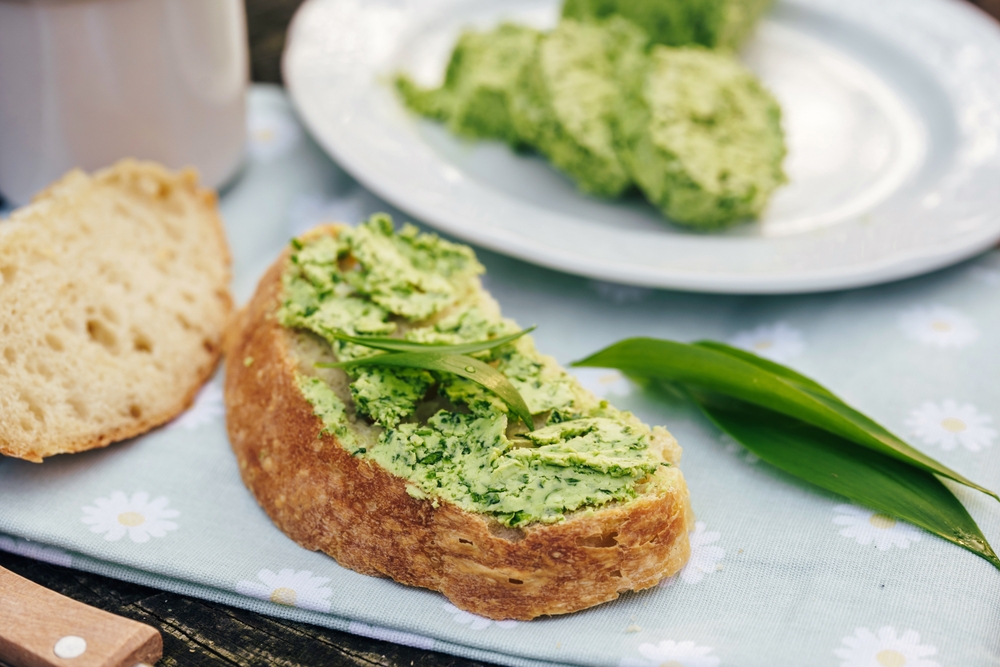 Meškinio česnako sviestas